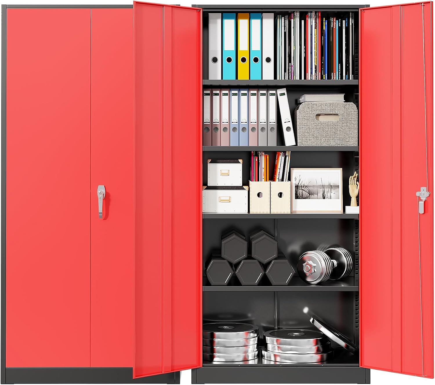 Workshop Tools Storage - 헤비 듀티 메탈 차고 보관 캐비닛,