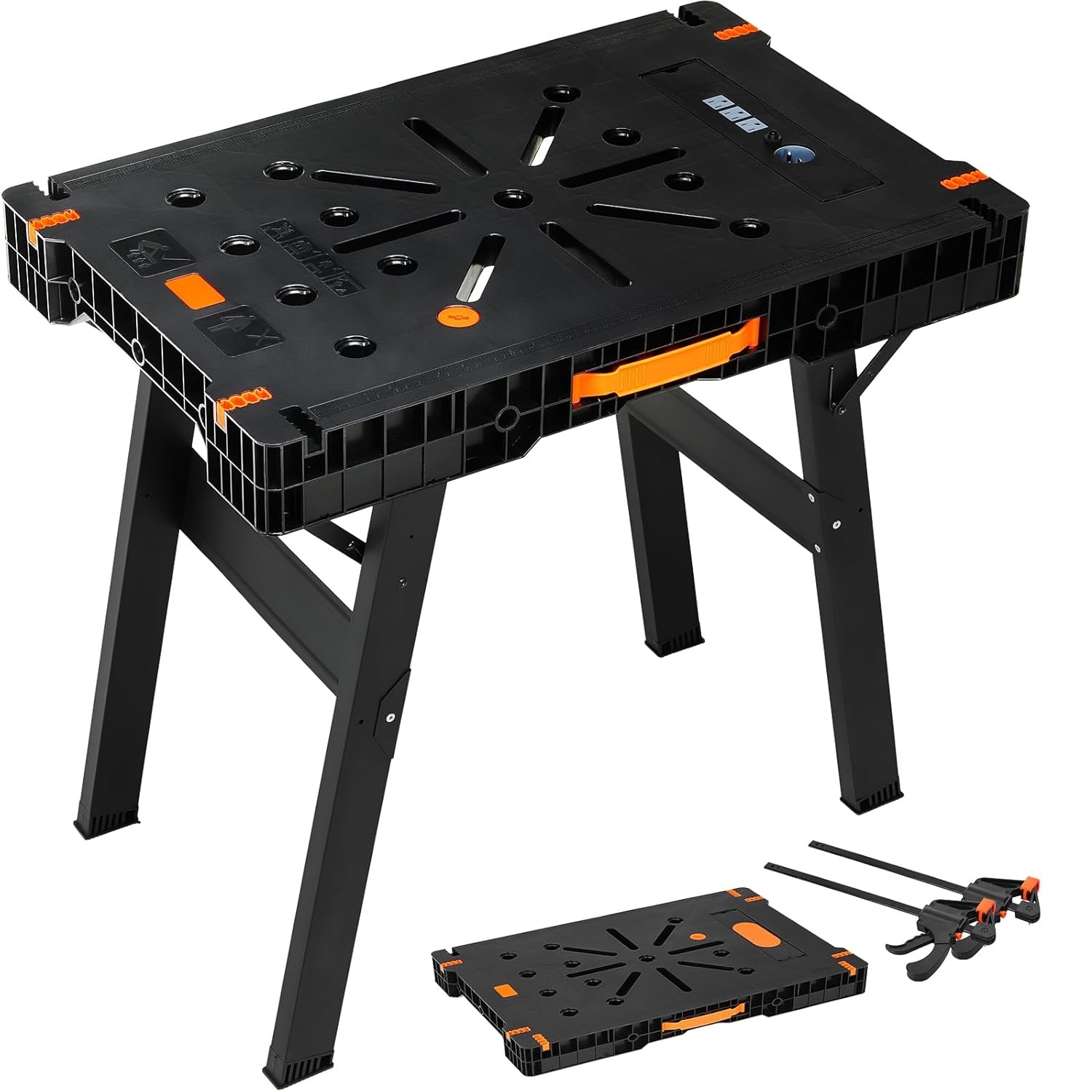 Workbench Portable Fold - 접이식 작업대 (클램프 및 멀티탭 포함)