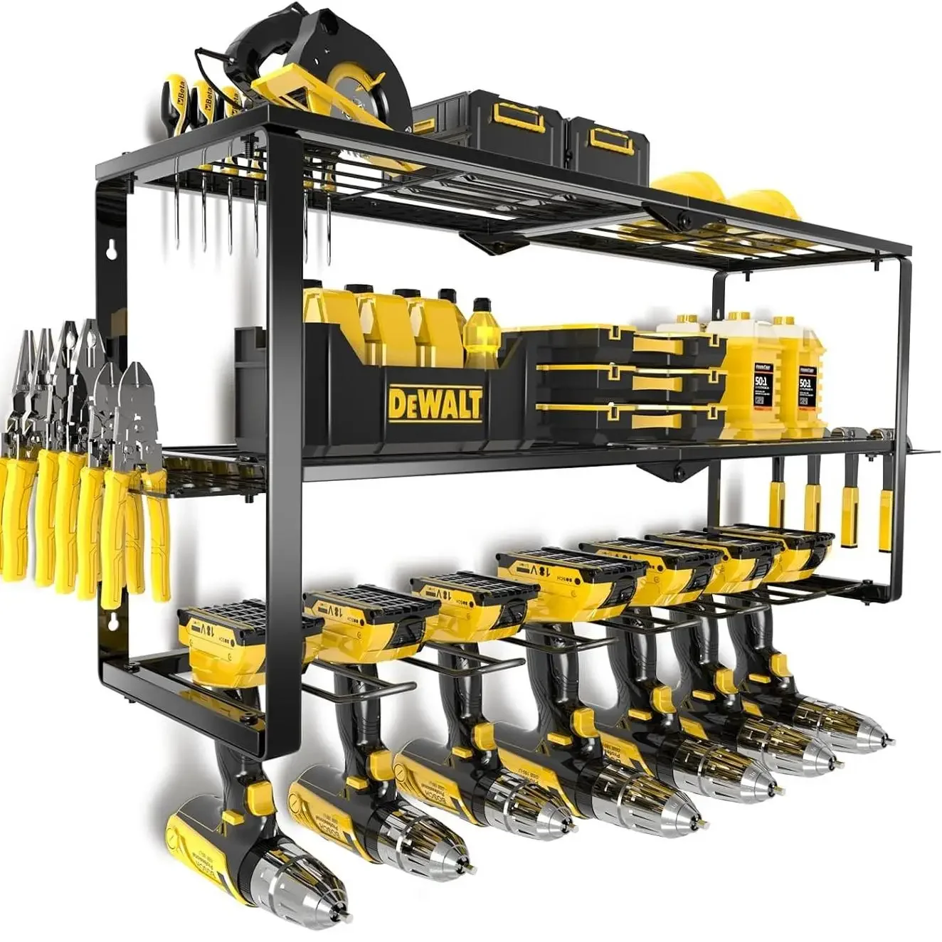 Workshop Tools Storage - 헤비 듀티 금속 전동 공구 정리대