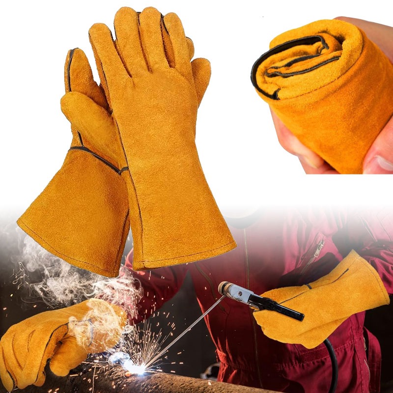 Tools For Welding Workshop - 난연성 내열성 용접 작업 장갑 금속