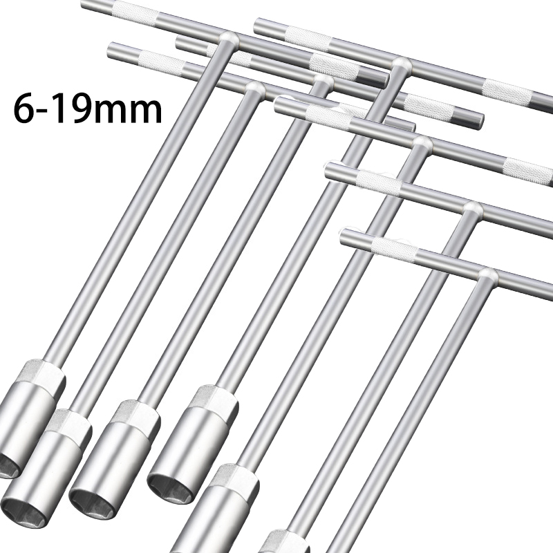 Hand Tools Maintenance Workshop - 6-19mm T형 소켓 렌치, 육각 너트