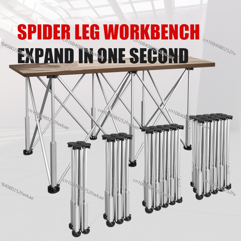 Workbench Portable Fold - 접이식 목공 작업대 플레이트 목재 유리
