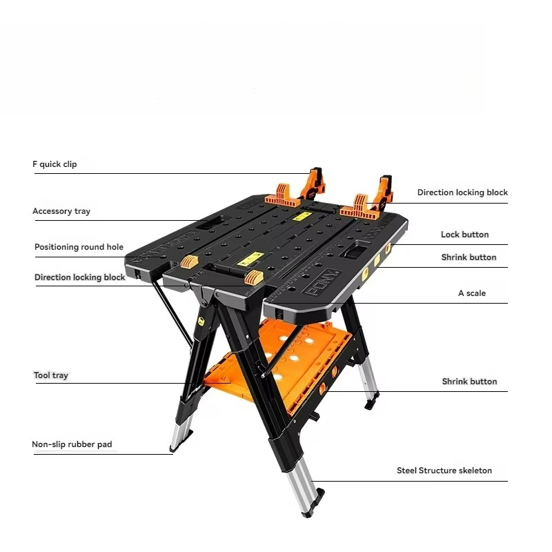 휴대용 접이식 작업대 - 목공 작업대 - 차고, 공장, - Workbench Portable Fold 리뷰 및 가격