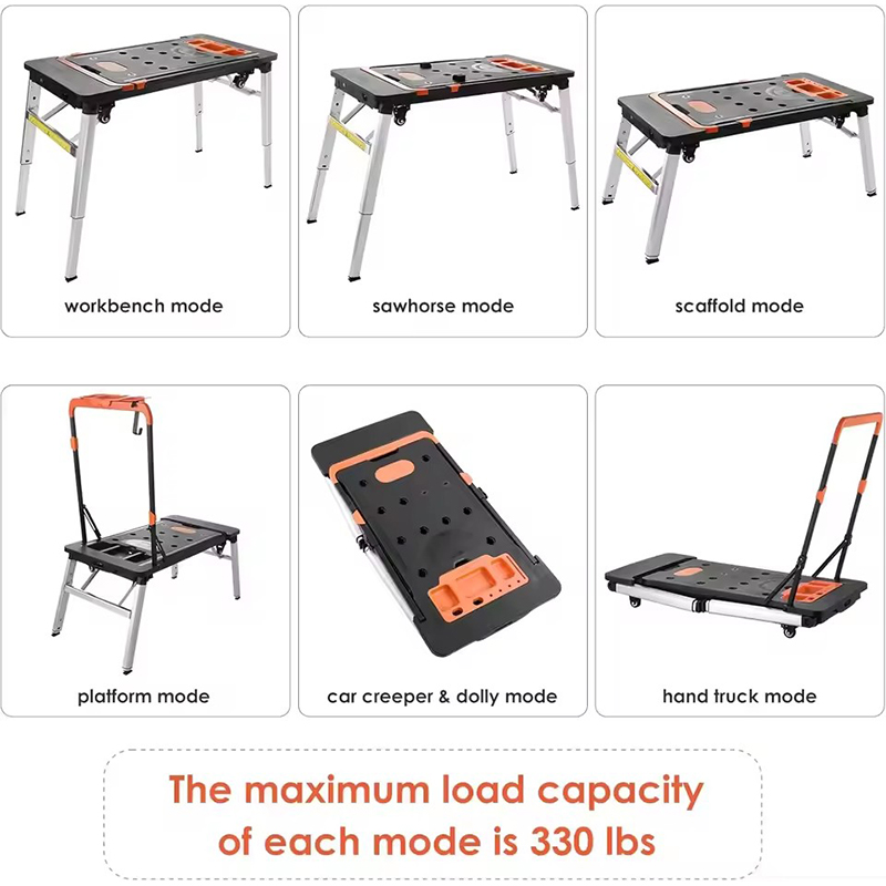 7-in-1 다기능 접이식 유틸리티 카트, DIY 및  - Workbench Portable Fold 리뷰 및 가격