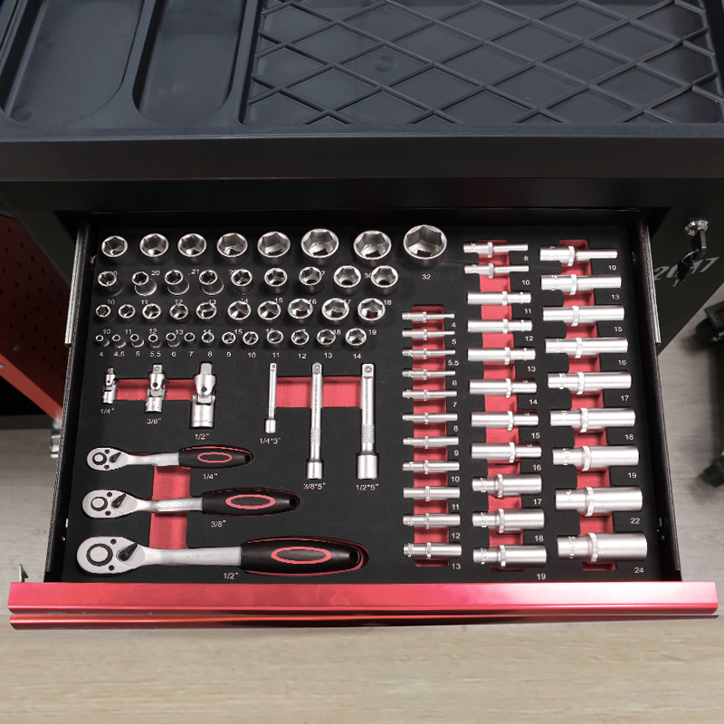 7단 서랍 공구 트롤리, 273개 EVA 폼 공구 세트 - Workshop Tools Car 리뷰 및 가격
