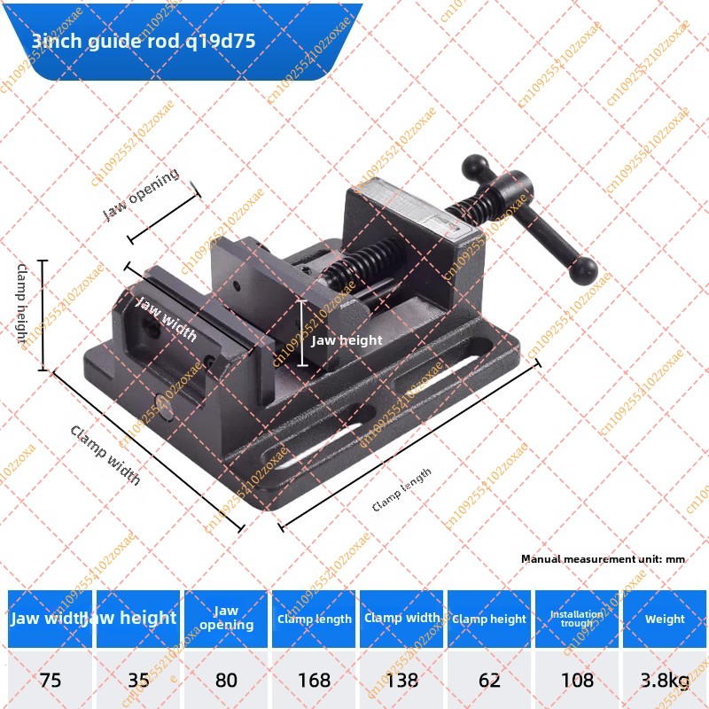 헤비 듀티 플랫 바이스 3인치 정밀 가이드 바 벤치 바 - Workshop Tools Bench 리뷰 및 가격