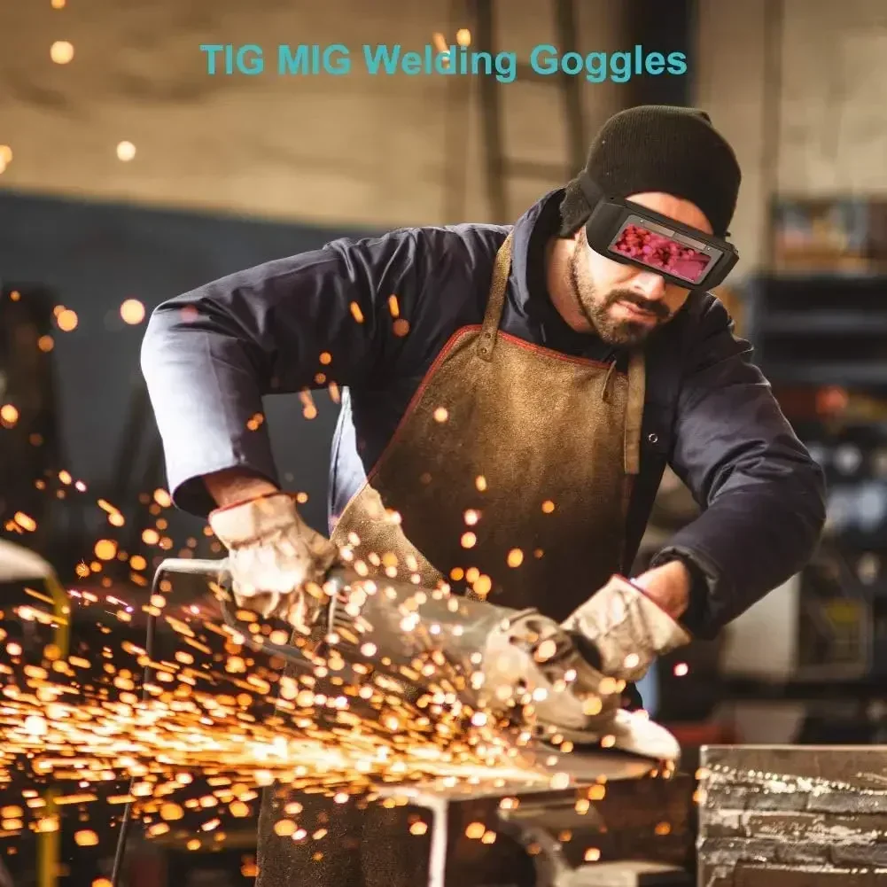 용접 고글 자동 태양 자동 어두워지는 안전 안경 TIG - Tools For Welding Workshop 리뷰 및 가격