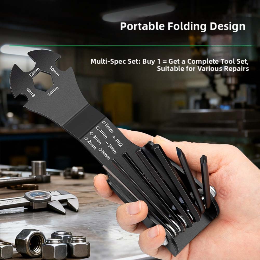 1pc 다기능 접이식 육각 렌치 작업장 장비 수리를위한 - Hand Tools And Workshop Equipment 리뷰 및 가격