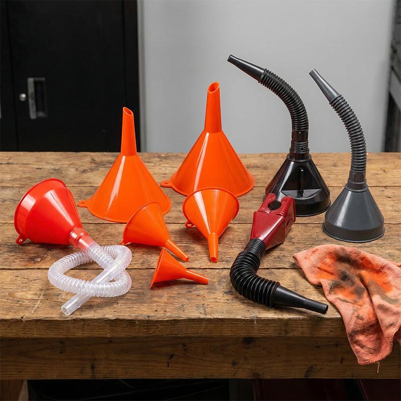 자동차 플라스틱 깔때기 세트 8개입 넓은 입구 연료 오 - Workshop Tools Car 리뷰 및 가격