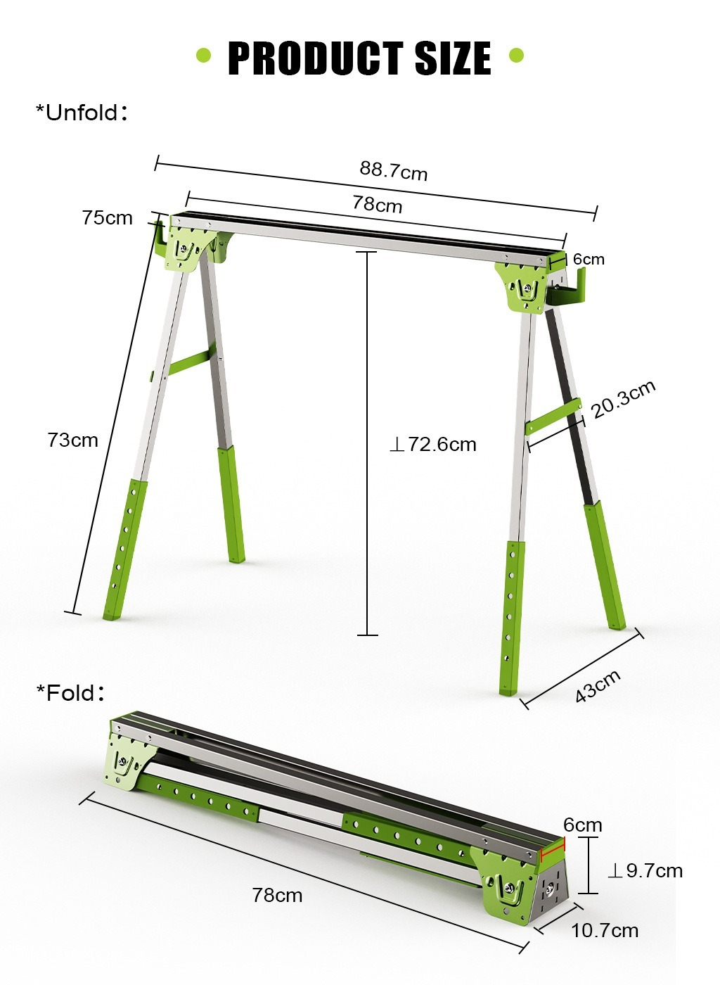 금속 톱받침대/톱 스탠드, 헤비듀티 철제 휴대용 작업대 - Workbench Portable Fold 리뷰 및 가격