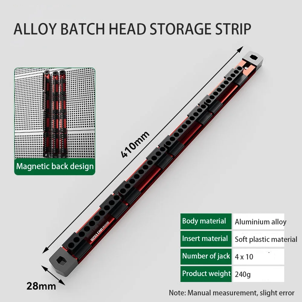 마그네틱 스크루 드라이버 비트 홀더 주최자 40 슬롯  - Workshop Tools Storage 리뷰 및 가격