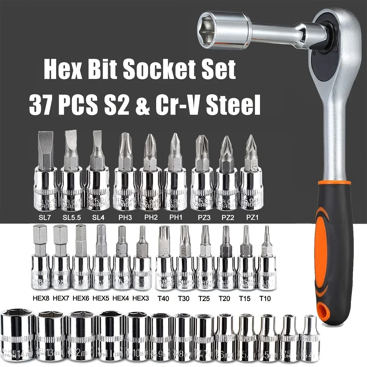 46피스 드라이브 소켓 세트 1/4인치 라쳇 렌치 세트 - Workshop Tools Car 리뷰 및 가격