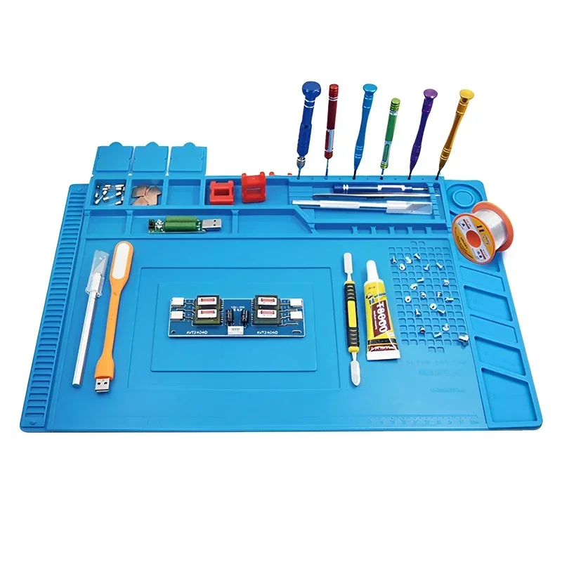 용접 매트 단열 작업 패드 실리콘 납땜 매트 전화 용접 - Tools For Welding Workshop 리뷰 및 가격
