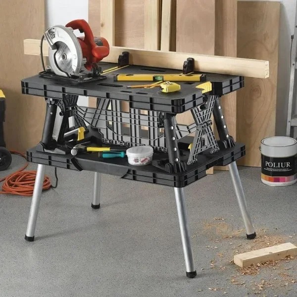 휴대용 접이식 작업 테이블 도구 보관 스탠드 작업대,  - Workbench Portable Fold 리뷰 및 가격