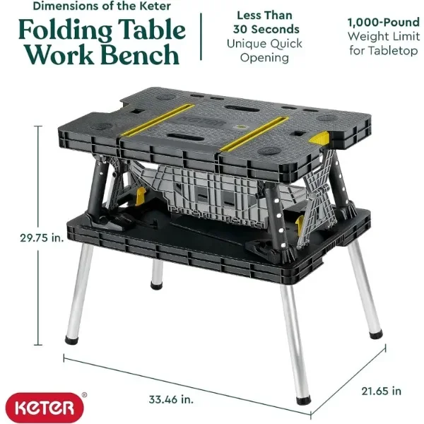 휴대용 접이식 작업 테이블 도구 보관 스탠드 작업대,  - Workbench Portable Fold 리뷰 및 가격