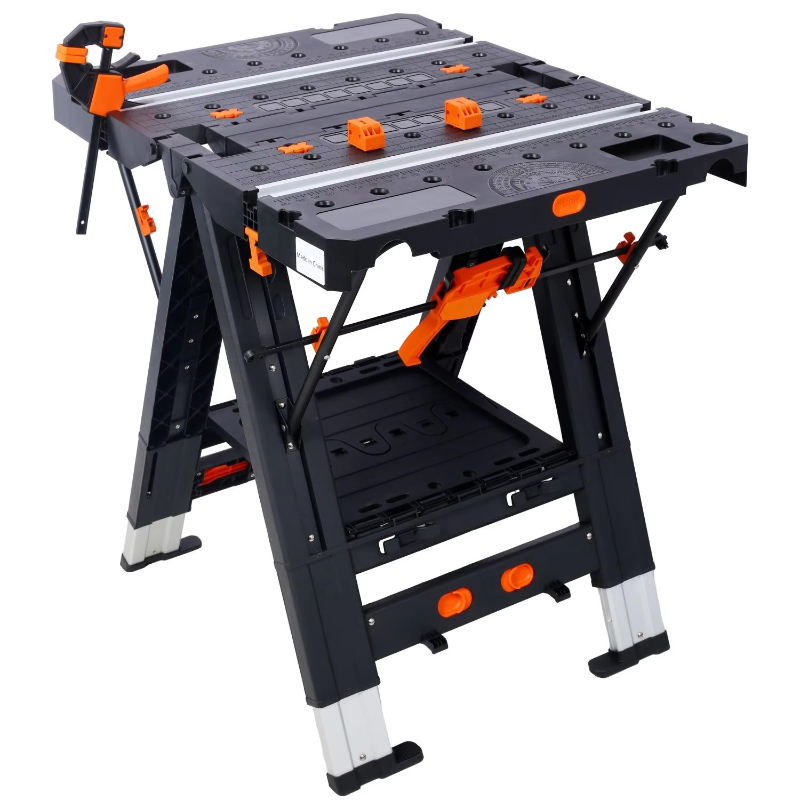 휴대용 접이식 2-in-1 작업대 대용량 톱 및 작업대 - Workbench Portable Fold 리뷰 및 가격