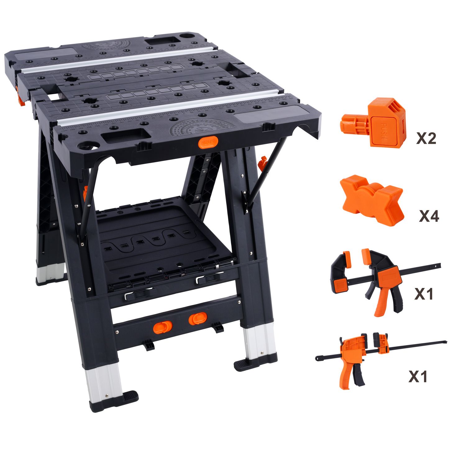 휴대용 접이식 2-in-1 작업대 대용량 톱 및 작업대 - Workbench Portable Fold 리뷰 및 가격